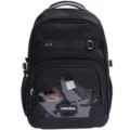 Zaino scolastico per bambini di grande capacità scuola elementare elegante borsa nera - Nero