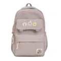 Large capacity school backpack for women and girls, cute design with multiple compartments. - Purple