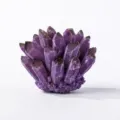 Natürliche lila Kristall Cluster Mineral Probe Stein für Heimtextilien Degaussing Ornament. - 200-300g (Mit Sockel) / Dunkler Amethyst