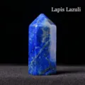 Natural lapis lazuli crystal tower healing stone polished six-sided hexagonal column point decor - Lapis Lazuli