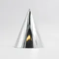 Silver cone party hat shiny metallic birthday cap children adult celebration dress up decor - Silver Birthday Hat Style