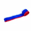 Rouleau de serpentin en papier crêpé rouge blanc bleu, 300cm pour fête et décoration. - 7cmx300cm / Rouge/Blanc/Bleu