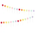 Kleurrijke papier ballon slingers voor verjaardag feest etalage bruiloft decoratie. - Gekleurde ballon papieren slinger