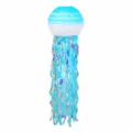 Colorful gradient mermaid jellyfish paper lantern for ocean theme kids birthday party decor - Gradient Rainbow Jellyfish Lantern - Blue 25 cm