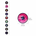 Schallplatten Papier Girlande Deko Rock Musik Disco Motto Party Banner Hängend 150cm - Schallplatten Papiergirlande / 1 Stück/Packung