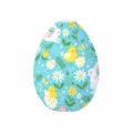 Easter egg paper lantern hanging decoration spring theme party bunny chick decor. - Clear Blue
