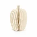 Thanksgiving pumpkin honeycomb paper ball decoration for autumn party table centerpiece - Thick Paper Pumpkin Honeycomb Ball / S / Beige