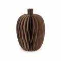 Thanksgiving paper pumpkin honeycomb ball decoration, brown autumn party table centerpiece. - Thick Paper Pumpkin Honeycomb Ball / S / Coffee