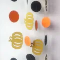 Halloween pumpkin paper garland hanging decoration for party decor variant style display item. - Halloween Pumpkin Paper Garland Type A