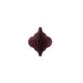 Noel bordeaux nid d'abeille papier or paillettes suspension decoration fete lanterne - A01-06 Calebasse à 3 couches 12-10 cm - bordeaux