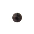 Theme de Noel decoration en papier epais en nid d'abeille lanterne papier pailletee suspendue - A01-04 Forme ronde 10 cm - marron