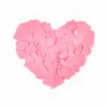 Pink heart confetti paper pieces for wedding party table scatter and romantic celebration decor. - 10g/Pack / Pink