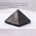 Natural Shungite Pyramid Crystal Stone Polished Pyramidal Home Decor Energy Healing Specimen - Shungite Pyramid / 4cm Size