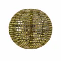 Gold silver sequin paper lantern disco ball hanging decoration for party decor - 25cm / Disco Sequin Lanterns - Gold