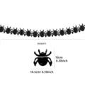 Halloween schwarze Spinne Papiergirlande Dekoration Party Requisiten Banner 2m lang. - Spinne-Stil