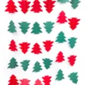 Christmas Tree Paper Garland Red Green Hanging Banner Party Decor Holiday Atmosphere 2pcs - Single Layer 4M / Christmas Colors