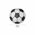 Black and White Football Paper Lantern 20cm Soccer Theme Hanging Party Decoration - 8 Inch