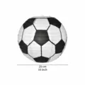 Soccer paper lantern 25cm football hanging decoration for children birthday party sports theme - 10"