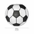 Soccer paper lantern decoration for sports theme birthday party hanging ornaments - 12 Inch