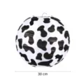 Black and white cow print paper lantern detail showing 30 cm size specification for party. - 12 inch (30cm) / Cow Print