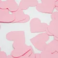 Pink heart confetti for wedding and birthday party decoration, scatter paper confetti items. - Pink Hearts (Approx. 20g/Pack)
