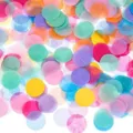 Colorful round party confetti multicolor filler paper dots for celebration decor - 2.5cm Rainbow