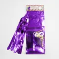 Purple DIY tissue paper tassel garland set for party decoration, wedding and birthday celebration. - PET Purple