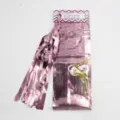 Pink tissue paper tassel garland set for birthday party and room decoration variant. - PET Light Purple