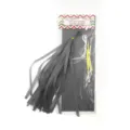 Dark grey DIY tissue paper tassel garland kit for party decoration, wedding and birthday supplies. - 5103 Grey