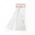 White DIY tissue paper tassel garland for wedding and birthday party decoration 5pcs - White