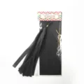 Black DIY tissue paper tassel garland for birthday party and wedding decoration supply. - Black