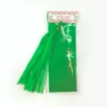 Green tissue paper tassel garland DIY party banner for wedding hanging decoration 5pcs - 4102 Grass Green