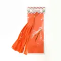 DIY tissue paper tassel garland set for birthday party wedding and room decoration, 5 pcs - 2201 Light Orange