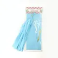 DIY blue paper tassel garland kit for party decoration, wedding, birthday and room hanging setup. - 6102 Light Blue