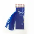 Blue DIY tissue paper tassel garland set for home party and wedding decoration supplies. - 6301 Dark Blue