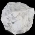 Natural white crystal rough stone raw mineral piece for aroma diffusion and home decor. - Howlite / Approx. 30g