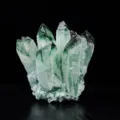 Natürliche grüne Kristall Cluster Mineralprobe Rohstein Edelstein Heilung Kristall Dekor - Grüner Kristallcluster / 200-300g (Mit Sockel)