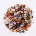 Bunte edelstein tumbles steine kristalle für aquarium fisch tank dekoration heilung deko - Mehrfarbige Kristallsplitter 7-9mm / 1kg Packung