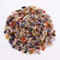 Colorful crystal gravel chips mixed stones for fish tank aquarium vase filler decoration. - 100.00g / 7-9mm