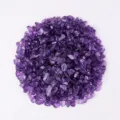 Gefärbte Amethyst Kristallsplitter für Fischbecken Vase Füller und Heimdekoration - 5-7mm Splitter / 100 g