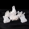 Natürliche rohe weiße Quarz Kristallstufen Set, ideal für Heimdekoration und Heilsteine. - Einzelner Cluster 160-200g/Stück