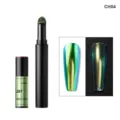 Bolígrafo polvo pigmento nail art camaleón efecto espejo cromo mágico cojín manicura CH04 - CH04