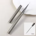 Professioneller Nageldesign Pinsel aus Metall mit feiner 15mm Spitze für präzise Linien. - 15 mm