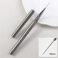 Nagelkunst Metall Linien Pinsel mit gunmetal Griff und 18mm feiner Spitze für Malerei. - 18 mm