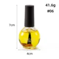 Aceite nutritivo para uñas con flores secas 15ml tratamiento cutículas variante #06 - 06 Naranja