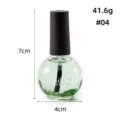 Nail cuticle oil bottle 15ml with dried flowers green liquid nourishing nail care variant #04 - 04 Aloe Vera