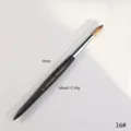 Pincel de uñas acrílicas Kolinsky con mango de sándalo para manicura artística pro. - Talla 16