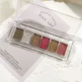 6-farbige feste Nagelpulver Glitzer Palette für atemberaubende Aurora Nagelkunst und Effekte. - 07