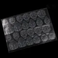 Clear double sided nail jelly glue sticky tabs for false press on nails fake nail art tips - 24 Pieces Pack