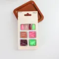 DIY set apo pseftika nychia makria amygdalo tip pseftikon nychion xromatista se set - 05